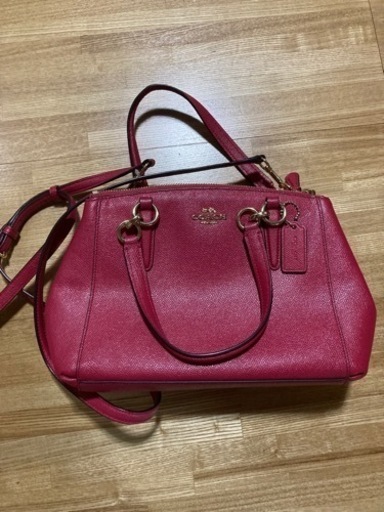 コーチ　肩掛け鞄　紐は取れます