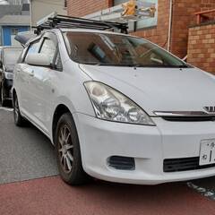 トヨタ ウィッシュ 1.8L ルーフキャリア付 タイミングチェーン 4ナンバー！ 維持費格安 の画像