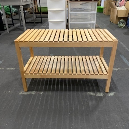 IKEA MOLGER モルゲル ベンチ バーチ 幅：79cm・奥行き：37cm・高さ：50cm