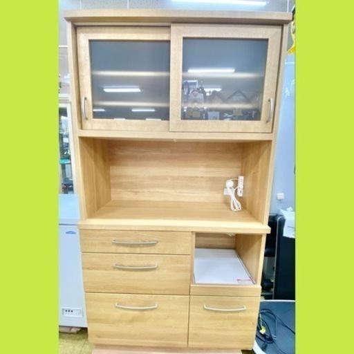 ニトリ キッチンボード 幅100cm【ライトブラウンかっこ】状態良好★