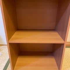 カラーボックス　2段　0円