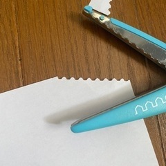 いろいろな切り口のハサミの画像