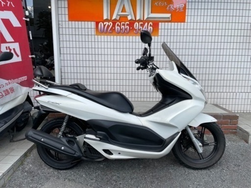 ★13万円　PCX125 バックレスト付き！セル1 実働車★ホンダ　JF28 小型　スクーター　pcx