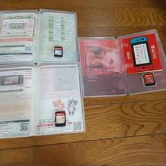 Nintendo Switchのカセット  3本セットの画像