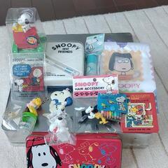 SNOOPY スヌーピー 小物 弁当箱 文房具 セットの画像