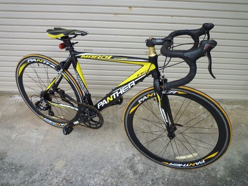 引き取り価格☆使用わずかパンサーZEUS PANTHERのロードバイクをお