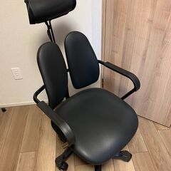 【リモートワークに】ワークチェア(デュオレハイ2)【腰にやさしい】