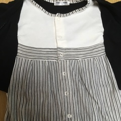 袴ロンパース　70cmの画像