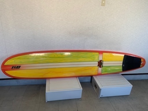 (値下げ6千円)ロングボード9.2(中古) ブランドKB(Kirk Bierke）