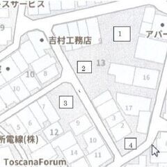 ★貸土地★   尼崎市潮江　１２７坪　図面の＜１＞の場所です　 ...