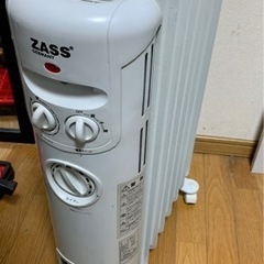 オイルヒーター ZASS ZR1208T 3〜8畳 暖房器具 1200Wの画像