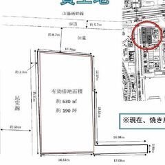 ★貸土地★  尼崎市武庫之荘　 190坪　 #商業用地　＃事業用...