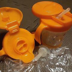 ピジョンストローマグ2種&プラカップの画像