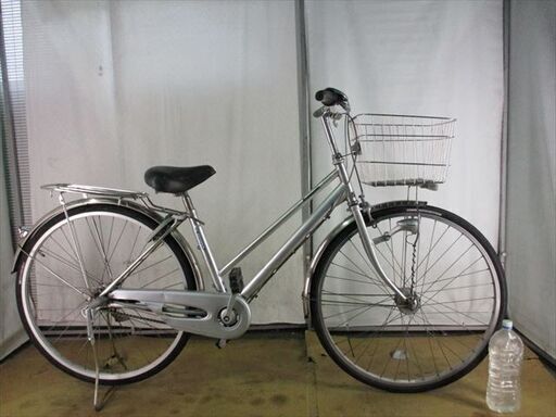 B710★限定特価9800円★ 中古自転車 パナソニック　スコーチ　シルバー【27インチ　軽快車　3段　LEDオートライト 】 （*^▽^*)
