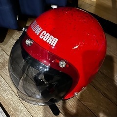 中古品 赤 ヘルメット