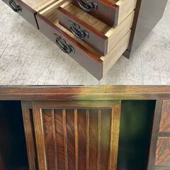 【愛品館 江戸川店】岩谷堂 水屋箪笥 食器棚 ID:155-018391-007の画像