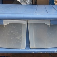 【大型 衣装ケース】 プラスチック製 衣類収納  タンス式  73cm × 68cm × 20cm 中古品 引き取りのみ（東京都中野区）の画像