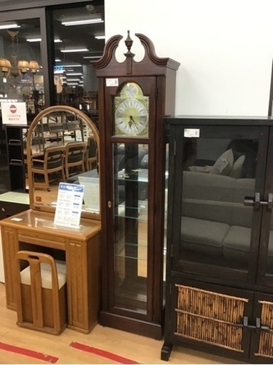 【トレファク神戸新長田】Howard millarのクロック付きキュリオケースです！【取りに来れる方限定】