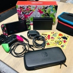 Nintendo Switch 本体 + ソフト4本他多数オマケ付き！の画像