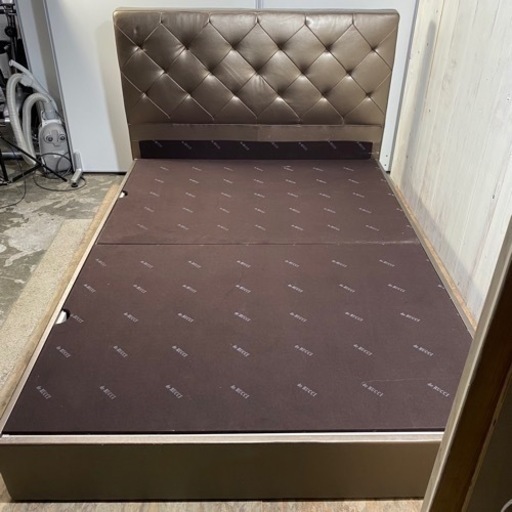 大塚家具 ベッドフレーム de RUCCI 幅×143 長さ×200 高さ×105cm ダブルサイズ 高級 寝具 家具 菊倉TK