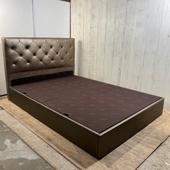 大塚家具 ベッドフレーム de RUCCI 幅×143 長さ×200 高さ×105cm ダブルサイズ 高級 寝具 家具 菊倉TK