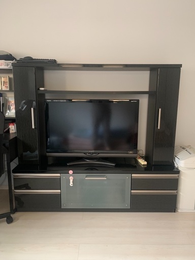 壁面収納タイプのテレビ台