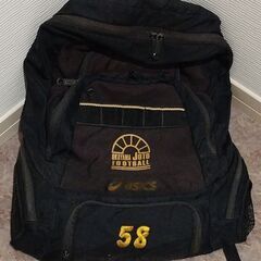 岡山県立城東高等学校サッカー部リュック58番