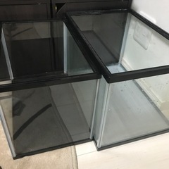 水槽ふたつ