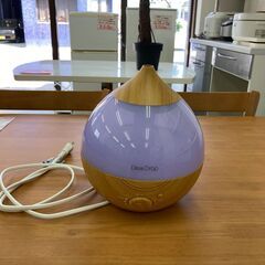 【リサイクルショップ　ピカソ　小松原】　 超音波式加湿器 アロマ加湿器 しずく型 ドロップ型1.8L 6畳 ～10畳 ★1248★の画像