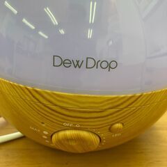 【リサイクルショップ　ピカソ　小松原】　 超音波式加湿器 アロマ加湿器 しずく型 ドロップ型1.8L 6畳 ～10畳 ★1248★の画像