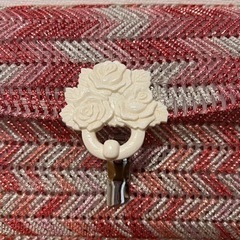 ホワイトローズカゴバックの画像