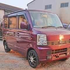 【人気車種！車検有り！】エブリィワゴン JPターボ ETC,ナビ...