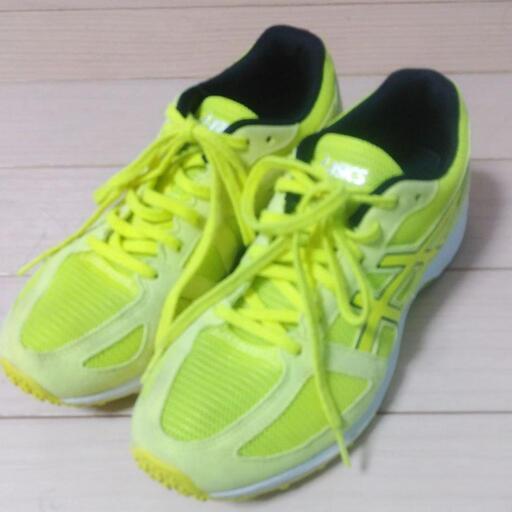 ASICS アシックス 蛍光イエロー 23.5㎝