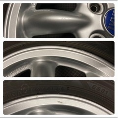 ミニライト　R15 4.5J+45 4穴　良品タイヤ１本のみの画像