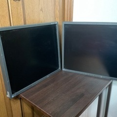 17インチ　EIZO モニター　2台　足なし