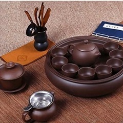 【新品近く】お茶　茶器　茶具セット　中国茶具　茶盤