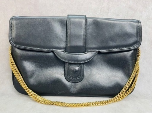 CELINE チェーン ショルダーバッグ 革 セリーヌ