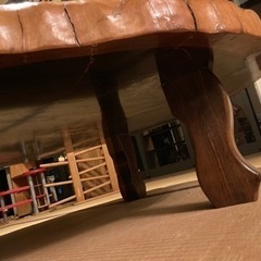1枚板　座卓　テーブルの画像