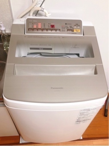 【 超美品 & 使用回数少ない 】パナソニック 洗濯機 10.0kg 2017年 日本製 即効泡洗浄 エコナビ搭載 ステンレス槽 NA-FA100H3