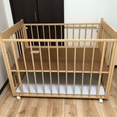 ベビーベッド70x120の画像