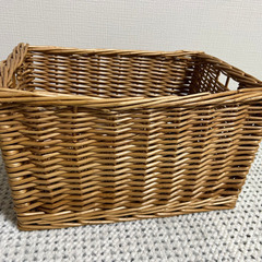 お話中【ラタンかごBOX】カラーボックス収納にぴったり◎ ３つまとめて500円♡の画像