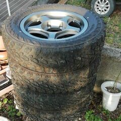 ジムニー　タイヤ　ホイールセットの画像