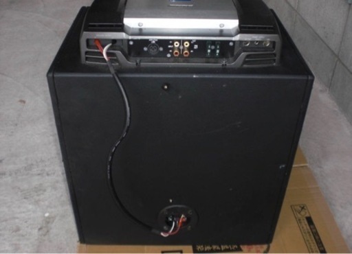 アルパイン　ＡＬＰＩＮＥ　ＴＹＰＥ　Ｒ１２　６００Ｗ　ウーハーＢＯＸ　ＭＲＤ－Ｍ６０５　アンプ付き