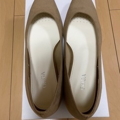 パンプス ベージュ OHGA 22.5cm