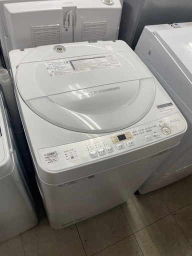 SHARP 全自動洗濯機　6.0kg 2018年製　ESーGE 6C