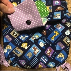 ハンドメイド　男の子のデザインのリュックの画像