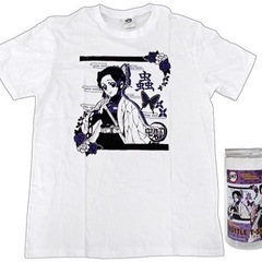 胡蝶しのぶ　ボトル入りＴシャツ　鬼滅の刃　白　フリーサイズの画像