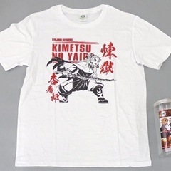 煉獄杏寿郎　ボトル入りＴシャツ　鬼滅の刃　白　サイズフリーの画像