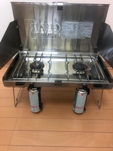 キャンプ　アウトドア　ツーバーナー　値下げしました！