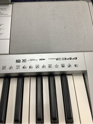 YAMAHA ピアノ　PSR-E344  リサイクルショップ宮崎屋　佐土原店22.8.7F